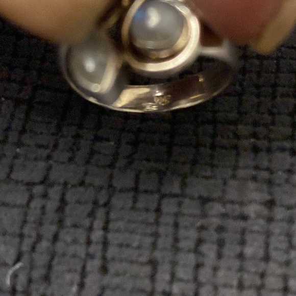 Sterling Silver with Labrodite Stone ring - Picture 7 of 8